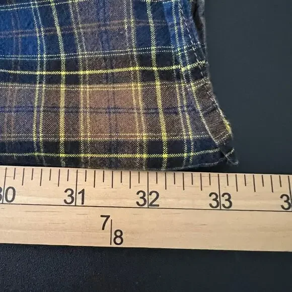 Carhartt Plaid Button Down Long Sleeves Double Pocket Shirt | Men's Size Large - Picture 8 of 9